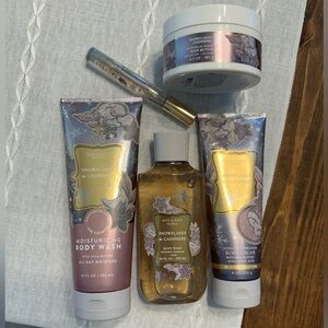 Bath and Body Works Snowflakes and Cashmere Collection NWT